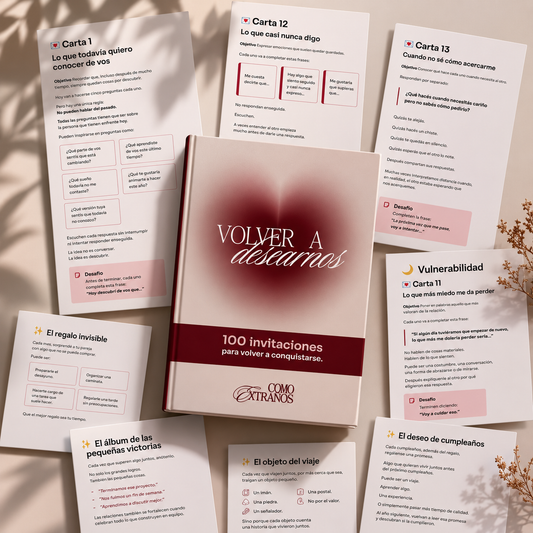 💋 Volver a Desearnos | 100 invitaciones para volver a conquistarse