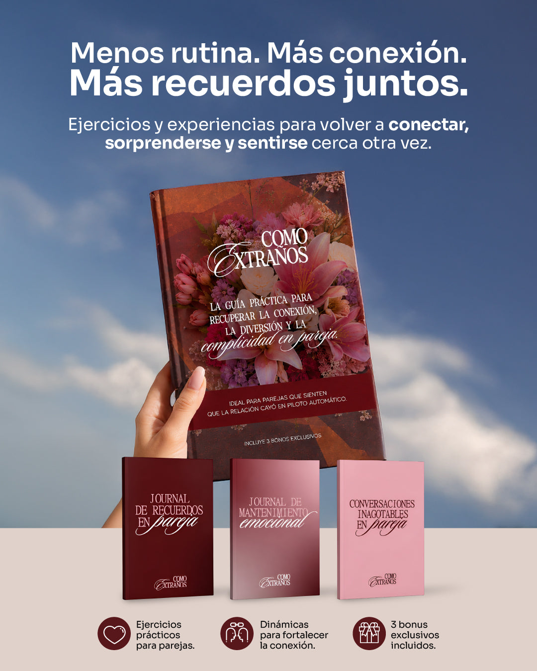COMO EXTRAÑOS | La experiencia de reconexión en pareja |Ejercicios, retos y experiencias para volver a conectar, sorprenderse y sentirse cerca otra vez. ❤️